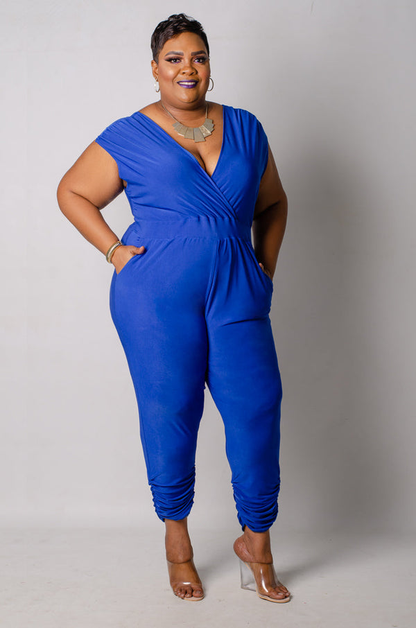 Payton Jumpsuit - Blue