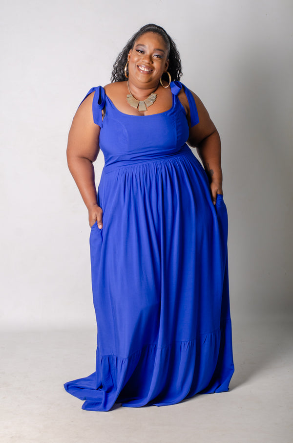 Allura Maxi Dress - Blue