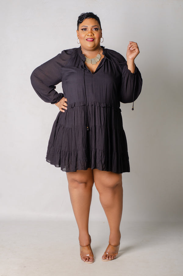 Obsidian Boho Dress