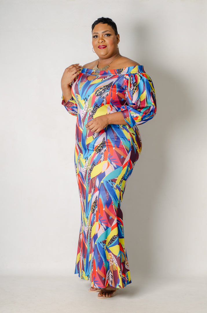 Hemisphere Dress - Blue