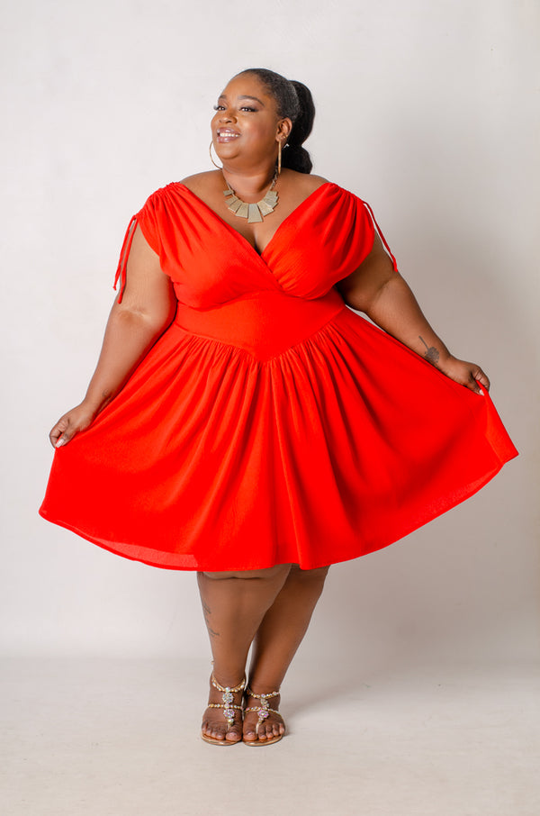 String Theory Dress - Red