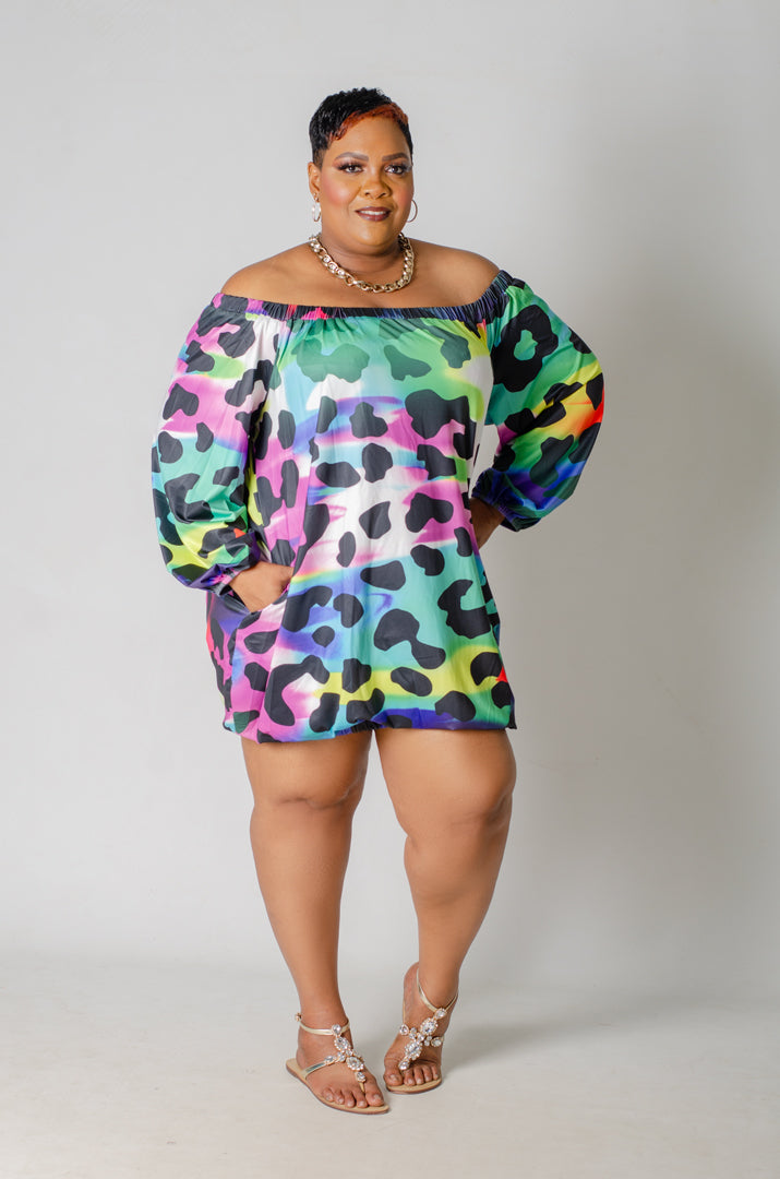 Primal Hues Mini Dress