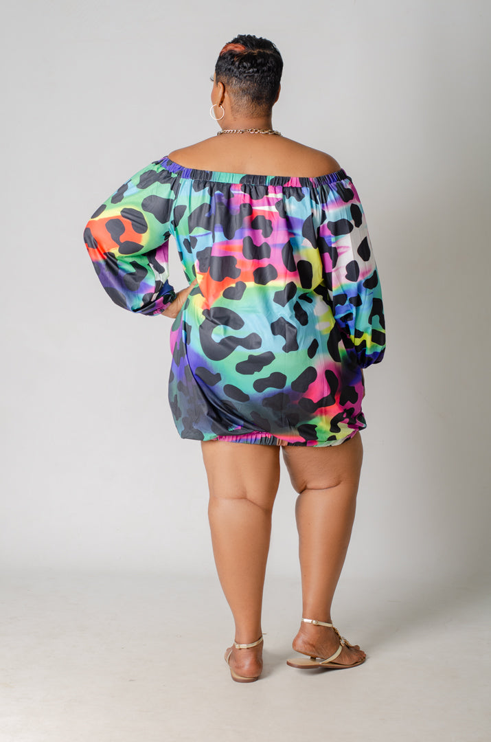 Primal Hues Mini Dress
