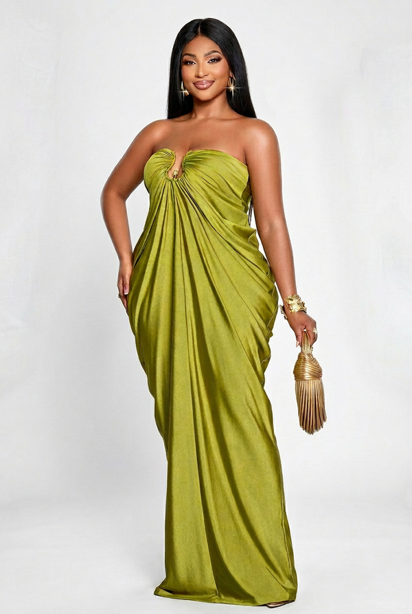 Goddess Hour Gown - Green